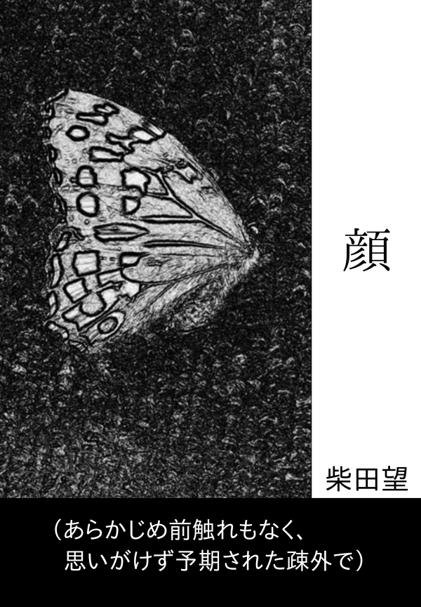 顔 の表紙